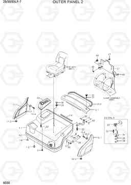 6030 OUTER PANEL 2 25/30/33LF-7, Hyundai