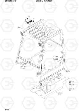 6110 CABIN GROUP 25/30/33LF-7, Hyundai