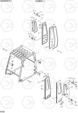 6120 CABIN 1 25/30/33LF-7, Hyundai