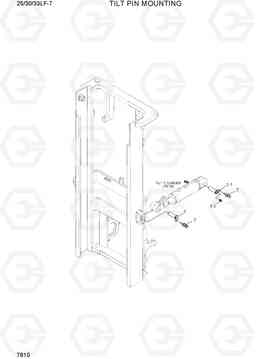 7610 TILT PIN MOUNTING 25/30/33LF-7, Hyundai