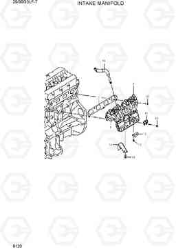 9120 INTAKE MANIFOLD 25/30/33LF-7, Hyundai