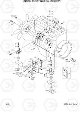 1010 ENGINE MOUNTING(LOW EMISSION) 33HDLL, Hyundai