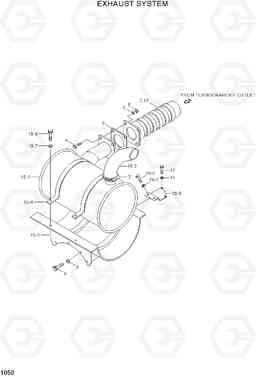 1050 EXHAUST SYSTEM 33HDLL, Hyundai