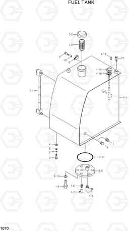 1070 FUEL TANK 33HDLL, Hyundai