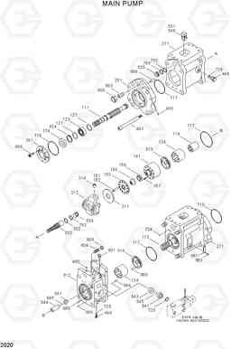 2020 MAIN PUMP 33HDLL, Hyundai