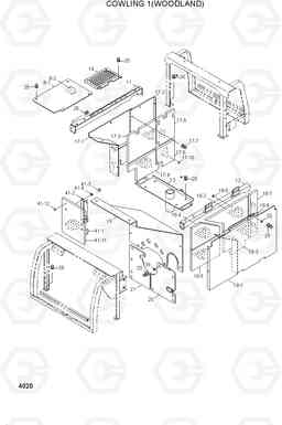 4020 COWLING 1(WOODLAND) 33HDLL, Hyundai