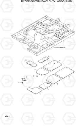 4041 UNDER COVER(HEAVY DUTY, WOODLAND) 33HDLL, Hyundai