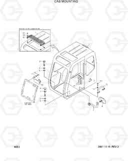 4053 CAB MOUNTING 33HDLL, Hyundai