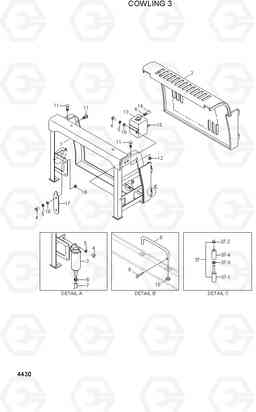 4430 COWLING 3 33HDLL, Hyundai