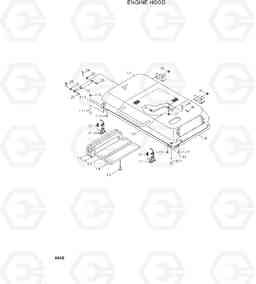 4440 ENGINE HOOD 33HDLL, Hyundai