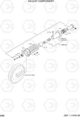 5060 ADJUST COMPONENT 33HDLL, Hyundai