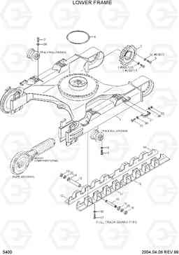 5400 LOWER FRAME 33HDLL, Hyundai