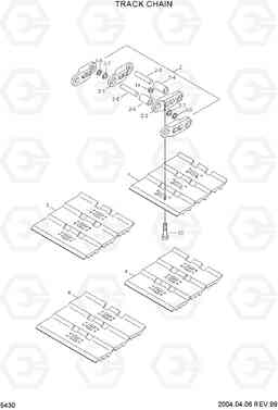 5430 TRACK CHAIN 33HDLL, Hyundai