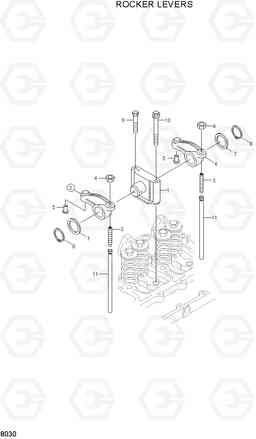 8030 ROCKER LEVERS 33HDLL, Hyundai