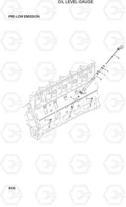 8330 OIL LEVEL GAUGE 33HDLL, Hyundai