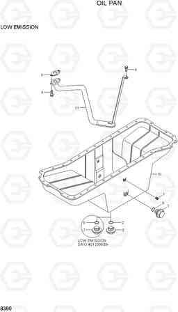 8390 OIL PAN 33HDLL, Hyundai