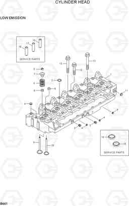 8441 CYLINDER HEAD 33HDLL, Hyundai