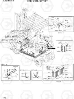 1022 CABLE(35B, OPTION) 35B/40B/45B/50B-7, Hyundai