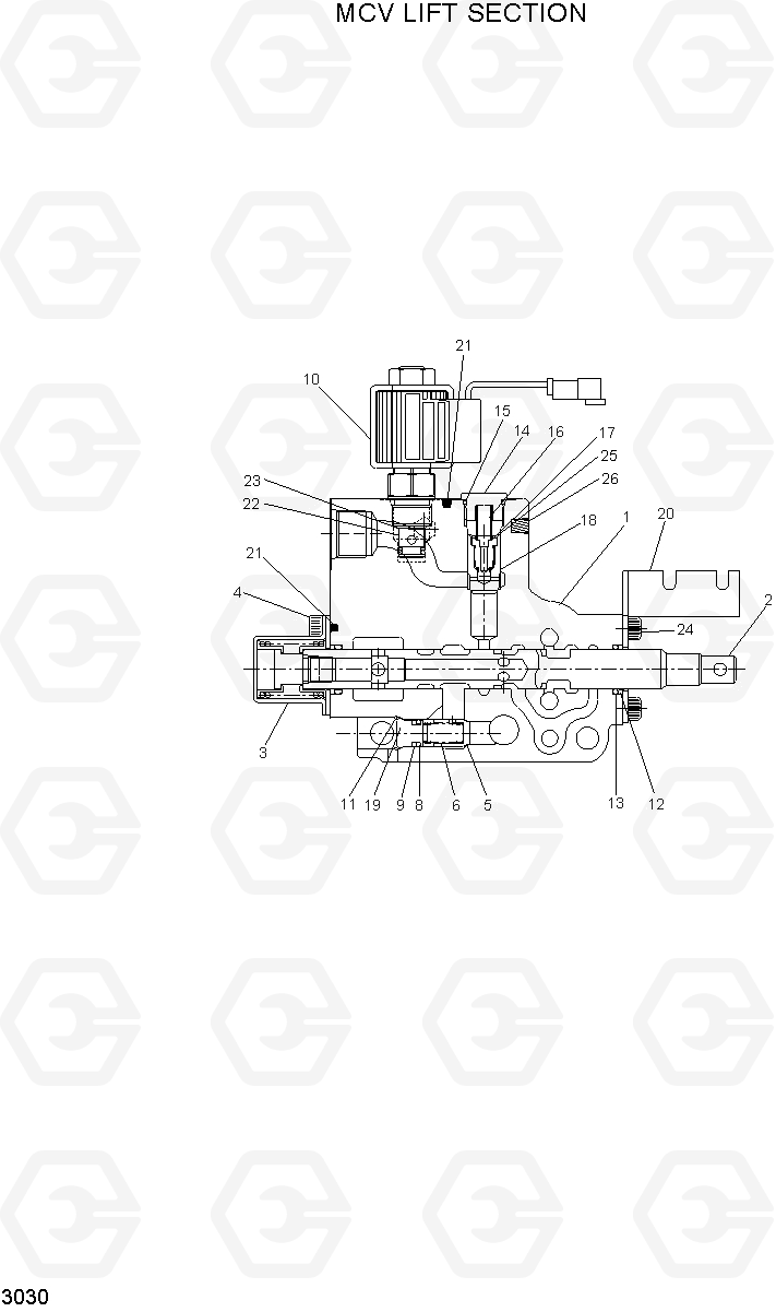 3030 MCV LIFT SECTION 35B/40B/45B/50B-7, Hyundai