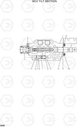 3040 MCV TILT SECTION 35B/40B/45B/50B-7, Hyundai