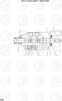 3050 MCV AUXILIARY 1 SECTION 35B/40B/45B/50B-7, Hyundai