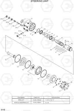 3110 STEERING UNIT 35B/40B/45B/50B-7, Hyundai