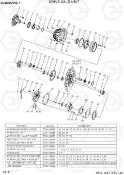 4015 DRIVE AXLE UNIT 35B/40B/45B/50B-7, Hyundai