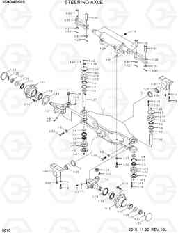 5010 STEERING AXLE 35B/40B/45B/50B-7, Hyundai