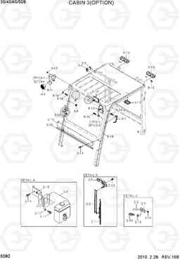 6080 CABIN GROUP 35B/40B/45B/50B-7, Hyundai