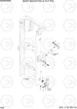 7450 MAST MOUNTING & TILT PIN 35B/40B/45B/50B-7, Hyundai