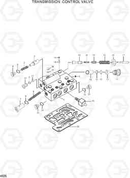 4025 TRANSMISSION CONTROL VALVE 35D/40D/45D-7, Hyundai