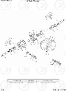 4040 DRIVE AXLE 2 35D/40D/45D-7, Hyundai
