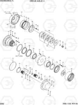 4050 DRIVE AXLE 3 35D/40D/45D-7, Hyundai