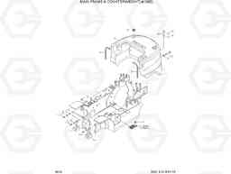 6010 MAIN FRAME & COUNTERWEIGHT(-#1000) 35D/40D/45D-7, Hyundai