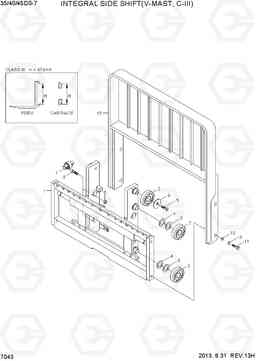 7043 INTEGRAL SIDE SHIFT(V-MAST,C-III) 35D/40D/45D-7, Hyundai