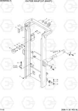 7110 OUTER MAST (VF-MAST) 35D/40D/45D-7, Hyundai