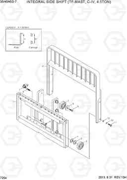 7254 INTEGRAL S/SHIFT(TF,C-IV.4.5TON) 35D/40D/45D-7, Hyundai