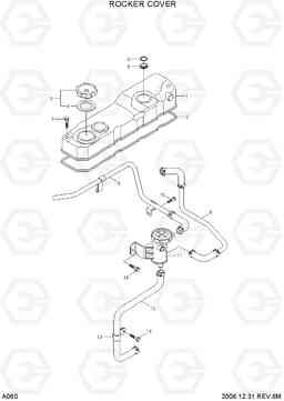 A060 ROCKER COVER 35D/40D/45D-7, Hyundai