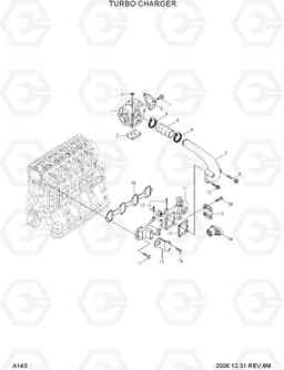 A140 TURBO CHARGER 35D/40D/45D-7, Hyundai