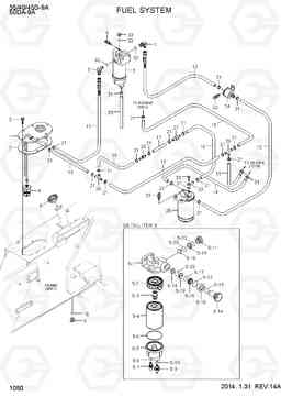 1050 FUEL SYSTEM 35/40/45D-9A,50DA-9A, Hyundai
