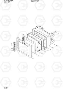 2080 CLUSTER 35/40/45D-9A,50DA-9A, Hyundai