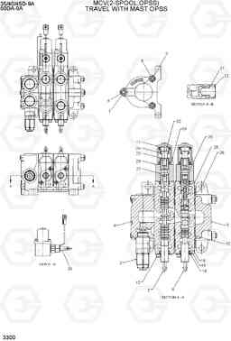 3300 MCV(2-SPOOL, OPSS) 35/40/45D-9A,50DA-9A, Hyundai