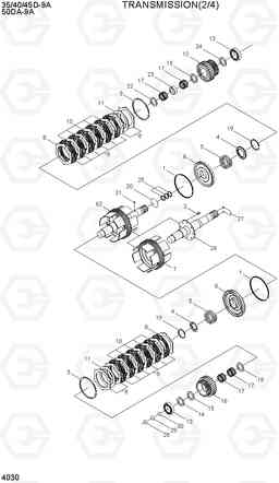 4030 TRANSMISSION(2/4) 35/40/45D-9A,50DA-9A, Hyundai