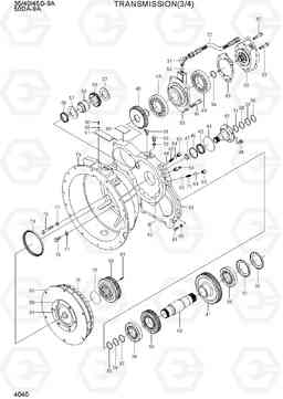 4040 TRANSMISSION(3/4) 35/40/45D-9A,50DA-9A, Hyundai