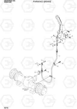 5070 PARKING BRAKE 35/40/45D-9A,50DA-9A, Hyundai