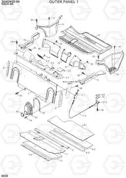 6020 OUTER PANEL 1 35/40/45D-9A,50DA-9A, Hyundai