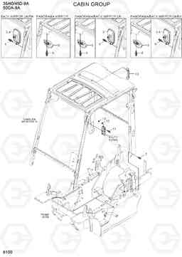 6100 CABIN GROUP 35/40/45D-9A,50DA-9A, Hyundai