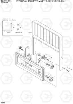 7044 INTEGRAL S/SHIFT(V-MAST,C-III,35~45D) 35/40/45D-9A,50DA-9A, Hyundai