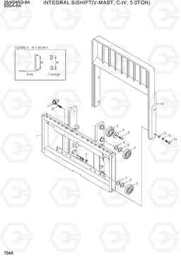 7046 INTEGRAL S/SHIFT(V-MAST,C-IV,5.0TON) 35/40/45D-9A,50DA-9A, Hyundai