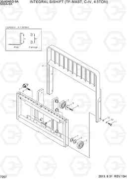 7257 INTEGRAL S/SHIFT(TF,C-IV.4.5TON) 35/40/45D-9A,50DA-9A, Hyundai